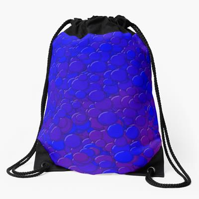 Blue and Purple Bubbles