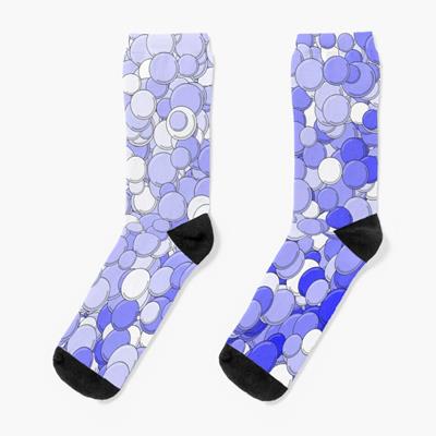 Blue and White Bubbles