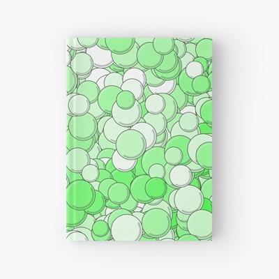 Green and White Bubbles