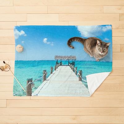Pier Over Blue Sea