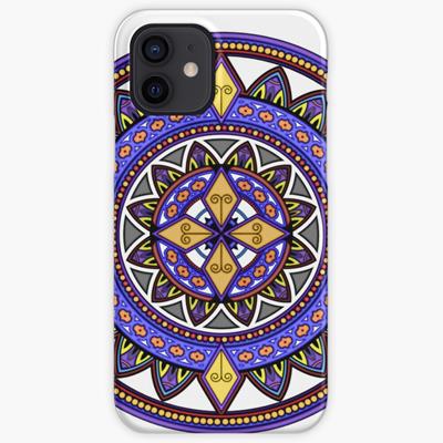 Purple and Gold Mandala
