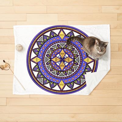 Purple and Gold Mandala
