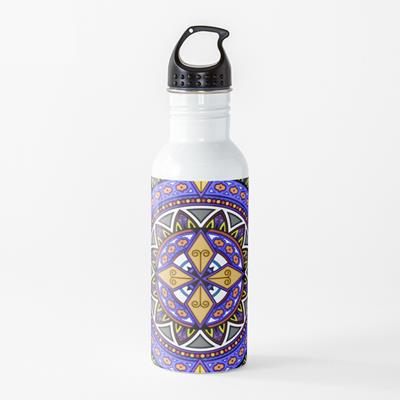 Purple and Gold Mandala