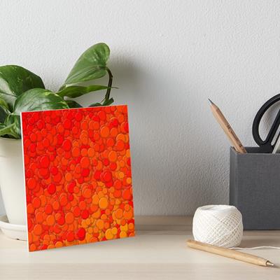 Red and Orange Bubbles