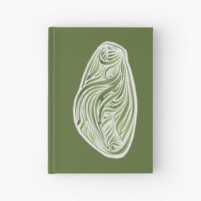Rich Abstract Line Art in Green