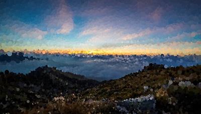 Snowy Mountain View