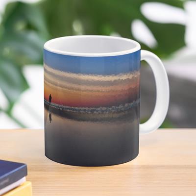 Sunset Over Smooth Water
