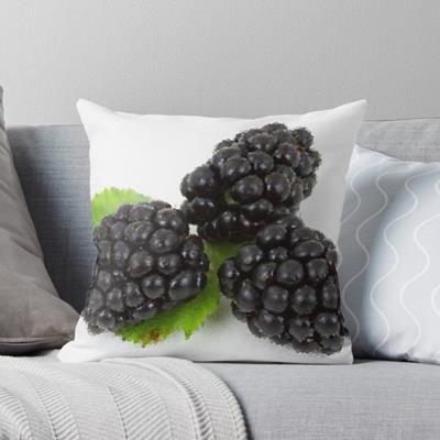 Three Perfect Blackberries
